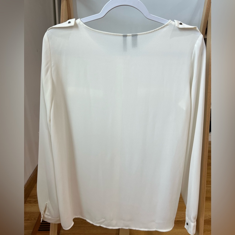 Mango Classic White Shirt View 4